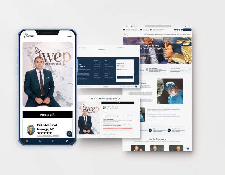 Dr. Hanege Web Sitesi Tasarımı